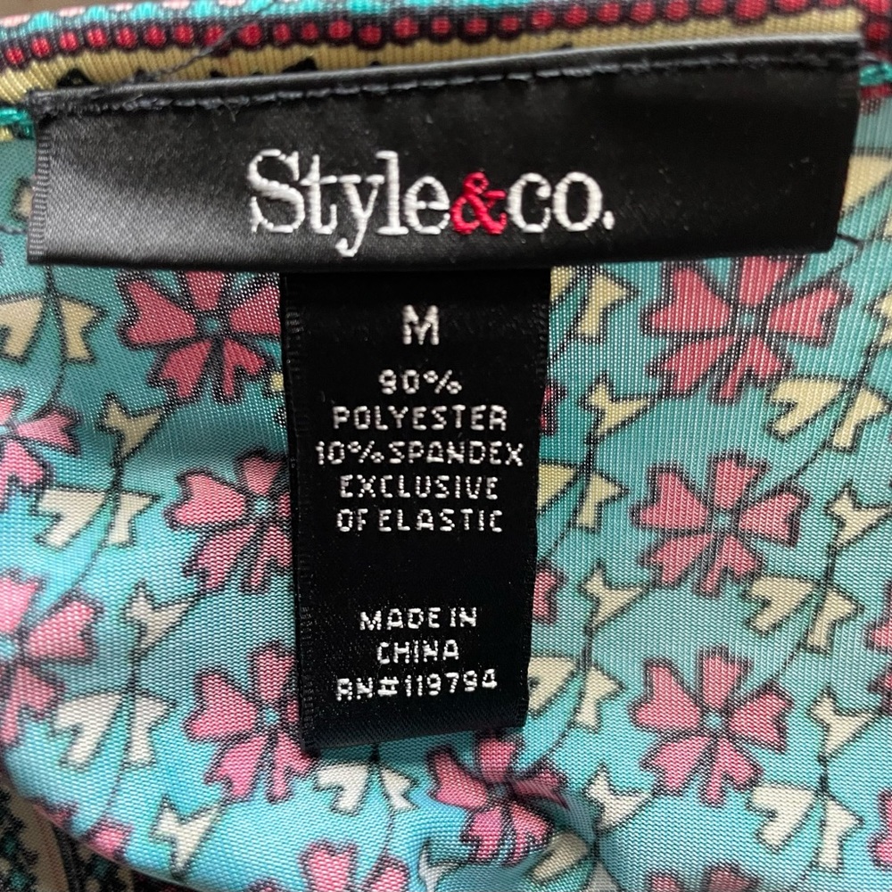Style and Co multi dress size medium - Picture 3 of 5